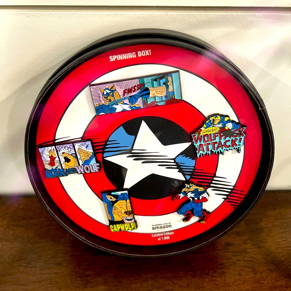 Marvel enamel pins Werewolf Captain America & The Falcon